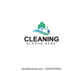 House Cleaning Logo. Cleaning Service Business Logo design vector