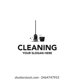 House cleaning logo, Cleaning service logo, Cleaning company logo, House wash logo template.