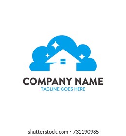 House Cleaning And Maintenance Logo