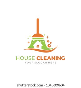 House Cleaning Service Business logo template