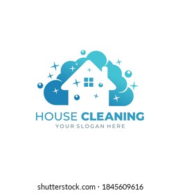 House Cleaning Service Business logo template