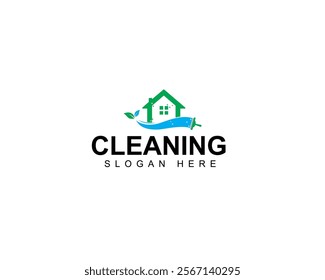 House Cleaning Service company badge, emblem. Vector illustration. Concept for patch, stamp or sticker. Vintage typography design with cleaning equipments