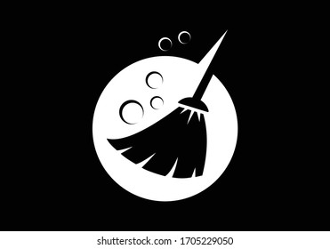 House Cleaning Service Logo Design Template, Cleaning company logo sign symbol.