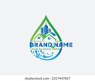 House Cleaning Service Logo Design Template