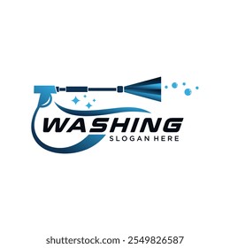 House Cleaning Service Logo Design Template Vector Illustration