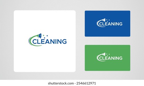 House cleaning service logo template 