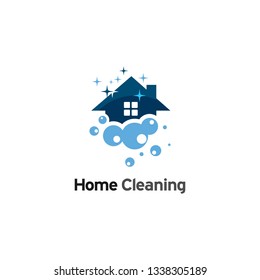 House cleaning service logo Vector