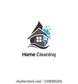 House cleaning service logo Vector