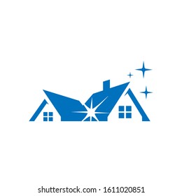 House Cleaning Vector Logo Design Cleaning service logo design idea