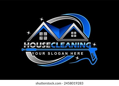 house cleaning wash service vector graphic business logo design template minimalist modern illustration symbol creative.