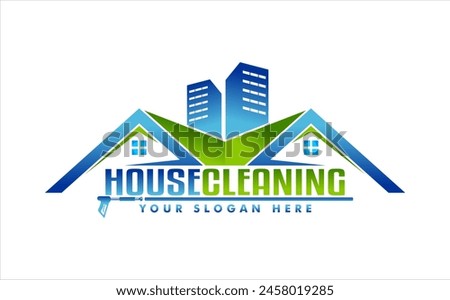 house cleaning wash service vector graphic business logo design template minimalist modern illustration symbol creative.