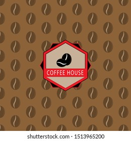 House Coffee Logo Template Design Vector, Emblem, Design Concept, Icon