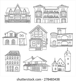 1,655 Row houses sketch Images, Stock Photos & Vectors | Shutterstock