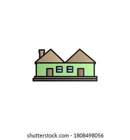 House color gradient vector icon