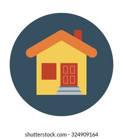 
House Colored Vector Illustration
