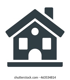 House Colored Vector Illustration