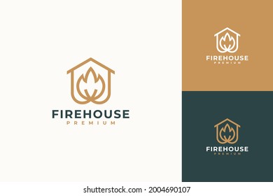 House Combined With Fire, Logo design