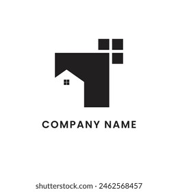 house company logo template vector