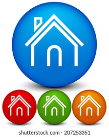 House concept graphics, vector