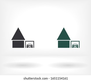 Símbolo de concepto de casa para su casa web, logotipo, casa, interfaz de usuario. Ilustración de vectores, concepto de casa EPS 10