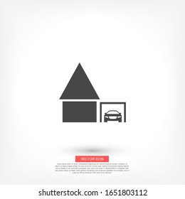 Símbolo de concepto de casa para su casa web, logotipo, casa, interfaz de usuario. Ilustración de vectores, concepto de casa EPS 10