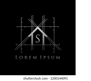 House Construction Concept S Letter Logo
