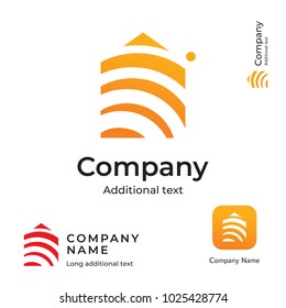 House Construction Modern Logo Design Building Business Identity Brand and App Icon Symbol Concept Set Template Vector
