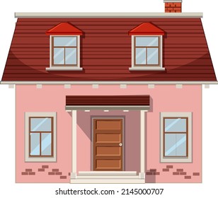 Ilustración del concepto de sitio de construcción de viviendas