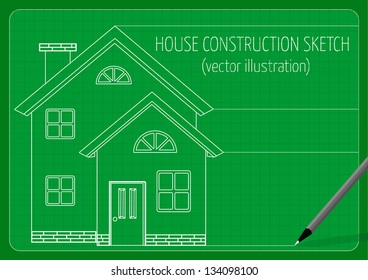 House Construction Sketch