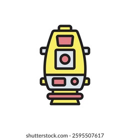 House Construction Topography Icon Vector Illustration