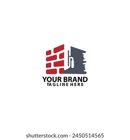 house construction vector logo design