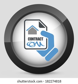 House contract icon