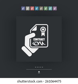 House contract icon