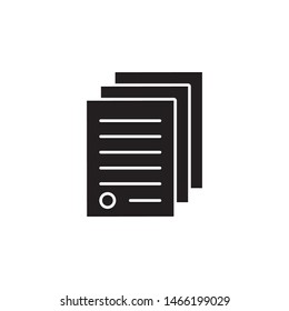 house, contract icon. Simple glyph, flat vector of Real Estate icons for UI and UX, website or mobile application