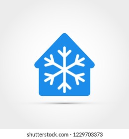 House cooling vector illustration