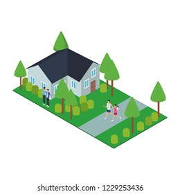 House and couple