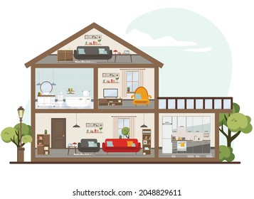 1,633 Apartment cutaway Images, Stock Photos & Vectors | Shutterstock