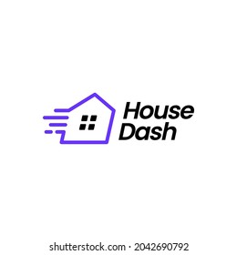 ilustración del icono del vector del logotipo del guión de la casa