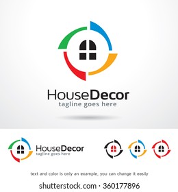 House Decor Logo Template Design Vector