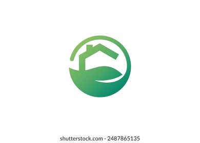 house design with green house consept