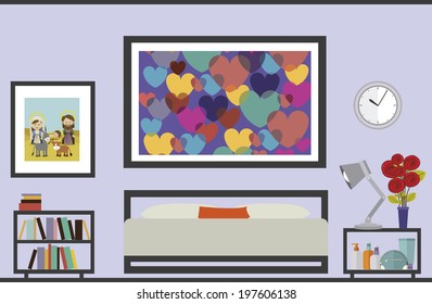 House design over background, vector illustration