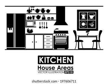 House design over white background, vector illustration