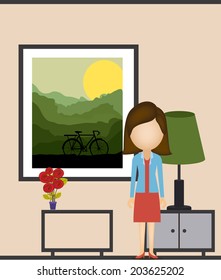House design over white background, vector illustration
