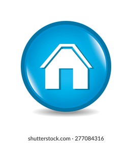 House design over white background, vector illustration.