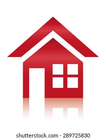 House design over white background, vector illustration.