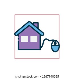 house design, Smart home technology system innovation security monitoring and automation theme Vector illustration