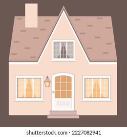 Diseños de la casa a la vista frontal