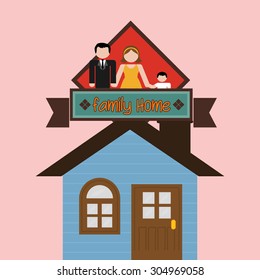House digital design, vector illustration 10 eps graphic