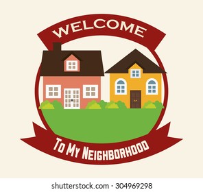 House digital design, vector illustration 10 eps graphic