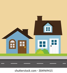 House digital design, vector illustration 10 eps graphic